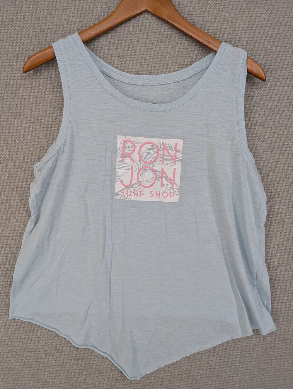 Ron Jon Surf Shop Tank Size Large Light Blue -0325G140